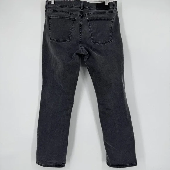 Mott & Bow Mens Straight Leg Jeans 32x30 Charcoal Faded Black Gray Stretch Denim - Picture 3 of 7